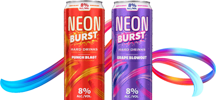 NEON BURST product finder duo cans